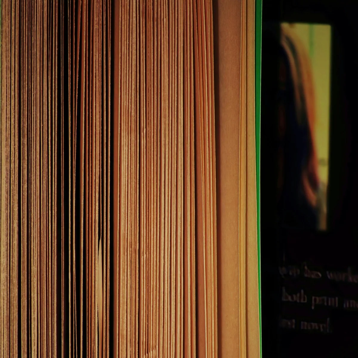 Close-up of weathered book pages